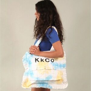 KkCo Studio Utility Tote in Cloud Tie Dye